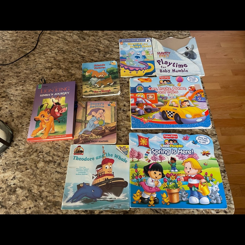8 books